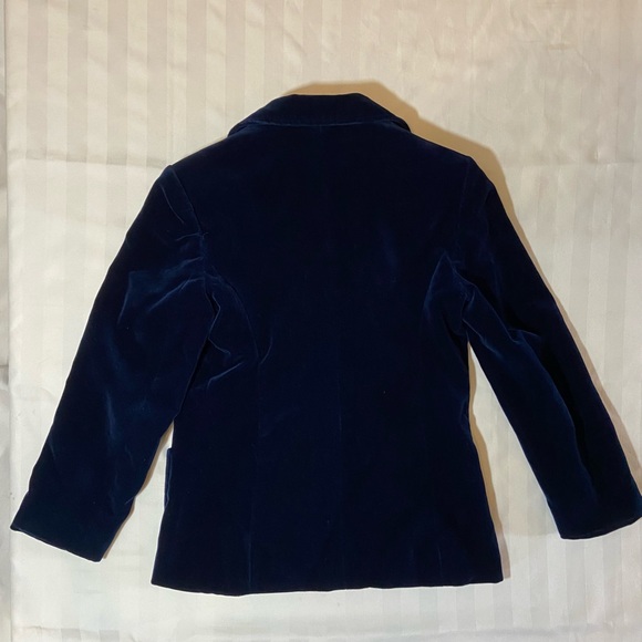 Retro Women’s Blue Velvet Gaytown Toronto Blazer - Picture 4 of 5